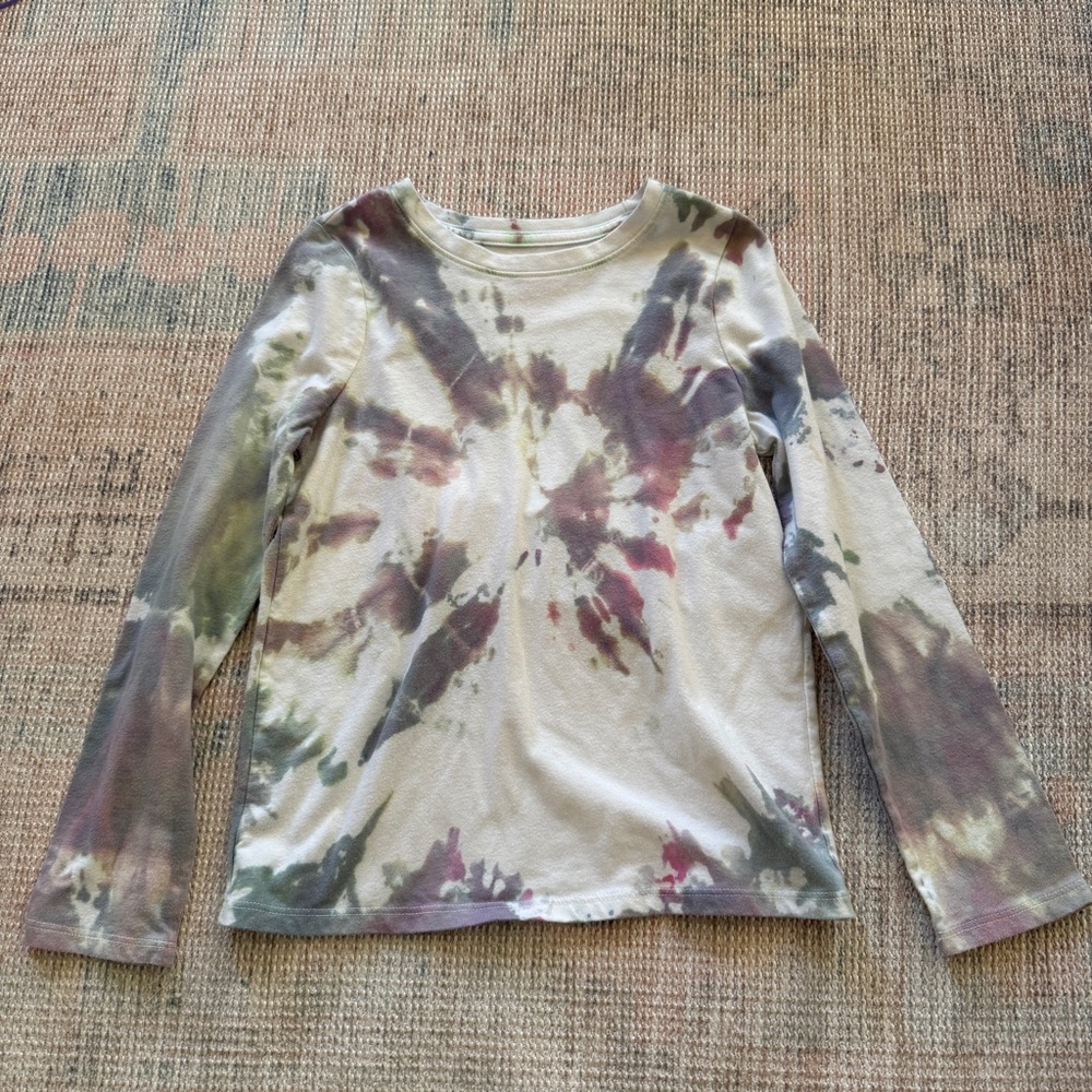 Cat & Jack Tie Dye Long Sleeve Shirt Size Small 6/7